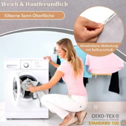 Keilkissen-Set 6-Teiliges Keilkissen-Set mit Nacken- und Beinschmerzlinderung Grau