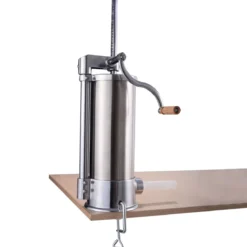 5 kg Edestahl Wurstfüller Wurstmaschine Wurstfüllmaschine inkl. 6 Füllrohre