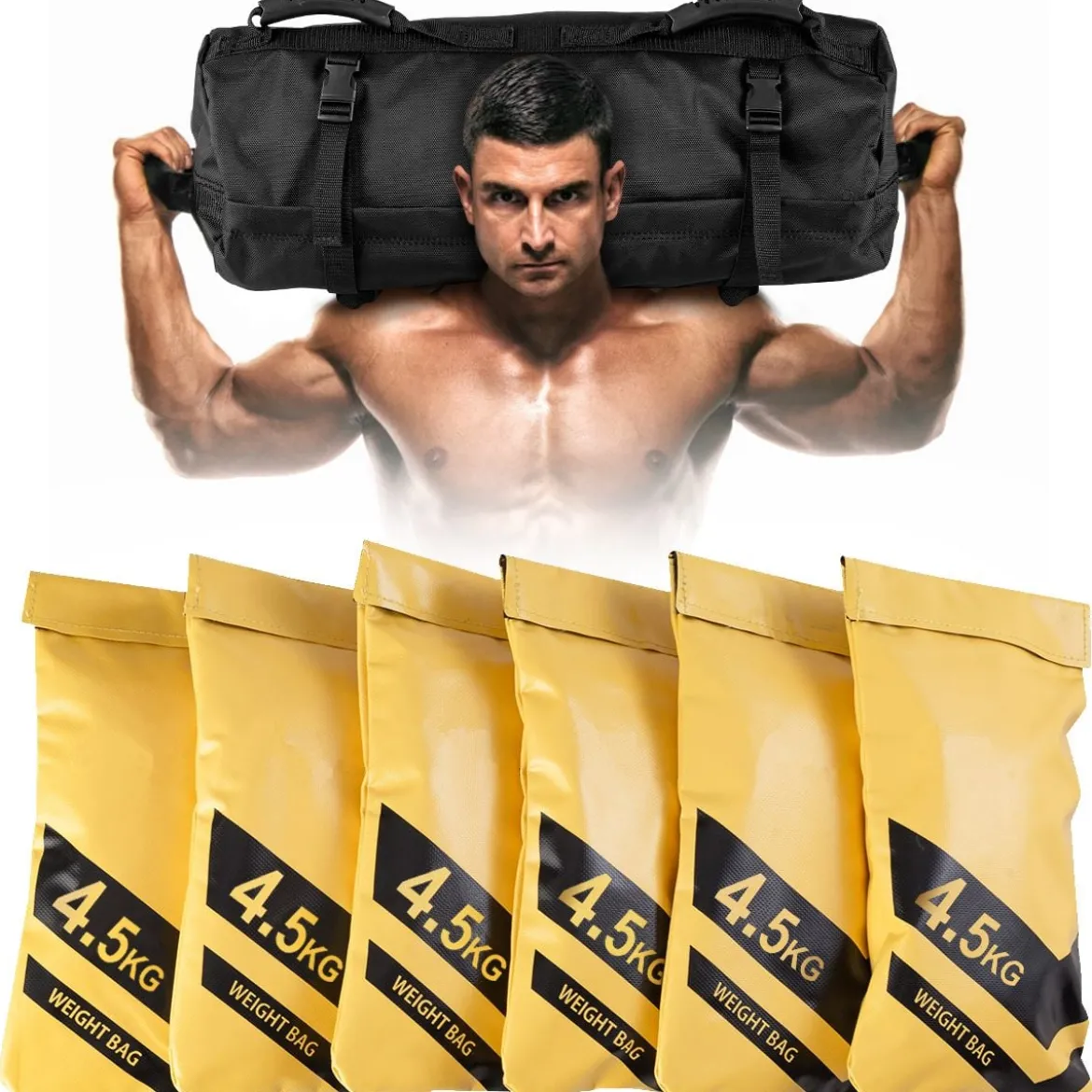 27KG Power bag Sandbag Core bag inkl. 6 x 5 kg Sandsack