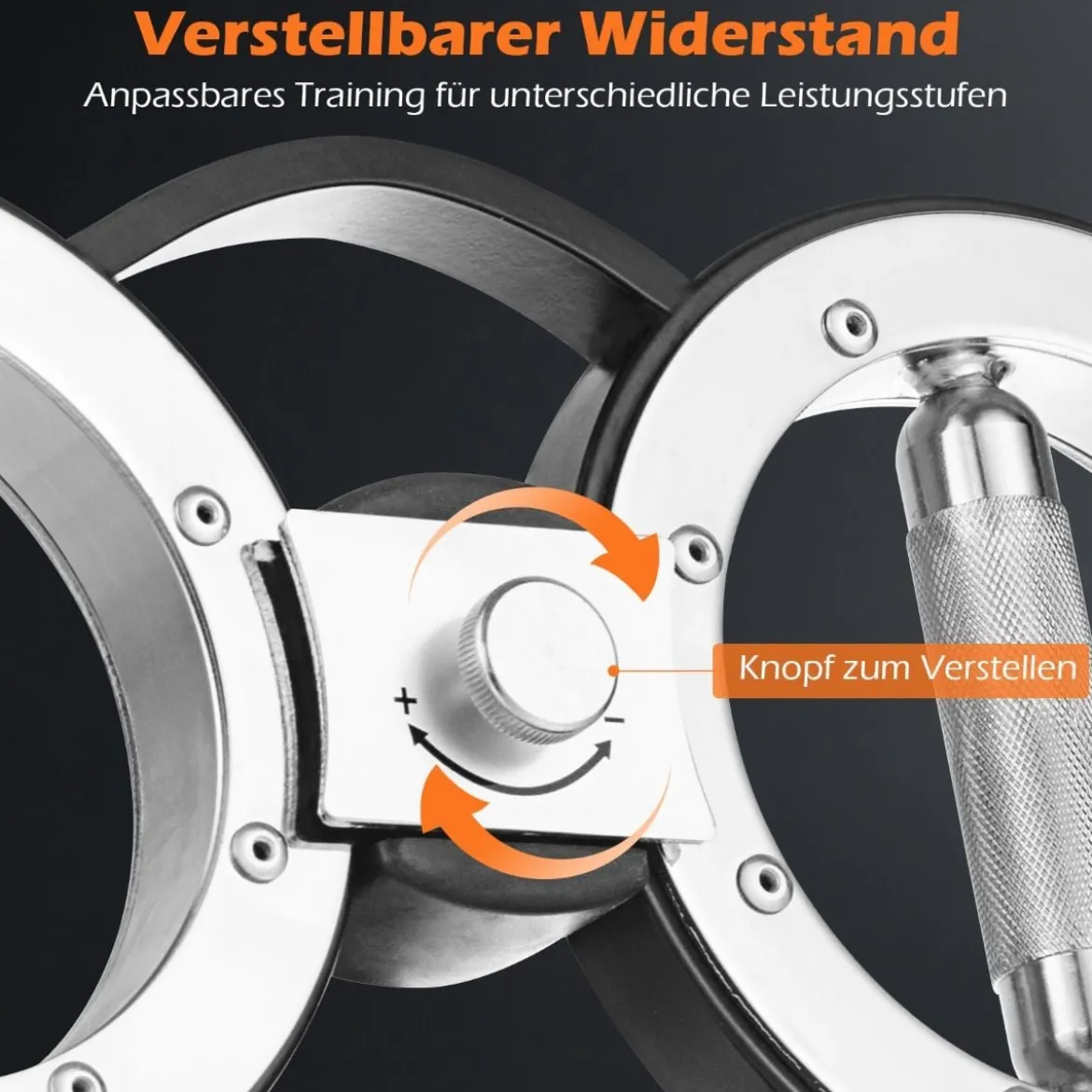 5,35 kg Schwere Burn-Maschine Armtrainingsgerät mit Einstellbarem Widerstand & 360° Drehung