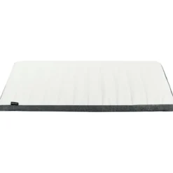 Kinderbett-Matratze Premium-Schaumstoff-Kinderbett Babymatratze 120 x 60 x 5 cm Weiß + Grau