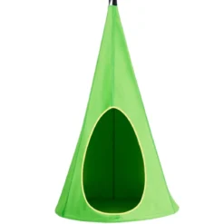 Kinder Hängehöhle Hängesessel Hängezelt Hängehöhle Hängesessel Kinder Fly Schaukel 80x80x140cm Grün