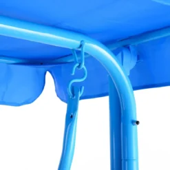 Kinder Hollywoodschaukel Kinderschaukel Gartenschaukel mit Sonnendach 2-Sitzer