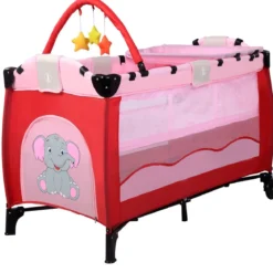 Kinderreisebett Babybett Wiege Inkl. Matratze und Zubehör