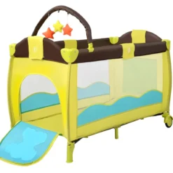 Kinderreisebett Babybett Wiege Inkl. Matratze und Zubehör
