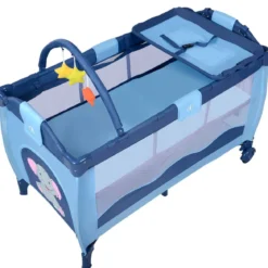Kinderreisebett Babybett Wiege Inkl. Matratze und Zubehör