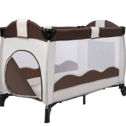 Kinderreisebett Babybett Wiege Inkl. Matratze und Zubehör