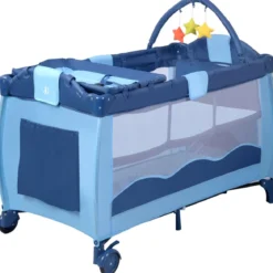 Kinderreisebett Babybett Wiege Inkl. Matratze und Zubehör