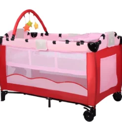 Kinderreisebett Babybett Wiege Inkl. Matratze und Zubehör