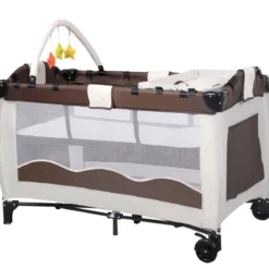 Kinderreisebett Babybett Wiege Inkl. Matratze und Zubehör