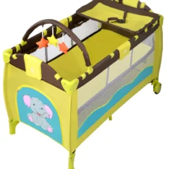 Kinderreisebett Babybett Wiege Inkl. Matratze und Zubehör