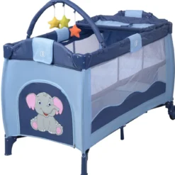 Kinderreisebett Babybett Wiege Inkl. Matratze und Zubehör