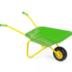 Kinderschubkarre Kunststoff Geländereifen Indoor Outdoor Für Jungen Mädchen Ab 3 Jahren Grün