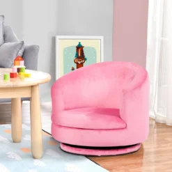 Kindersessel Kindercouch Kindersofa Drehsofa Kinder Minisofa Rosa