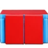 Kindersessel Set Sessel Sofa Kindersofa Kindercouch Babysessel Stuhl und Tisch Rot