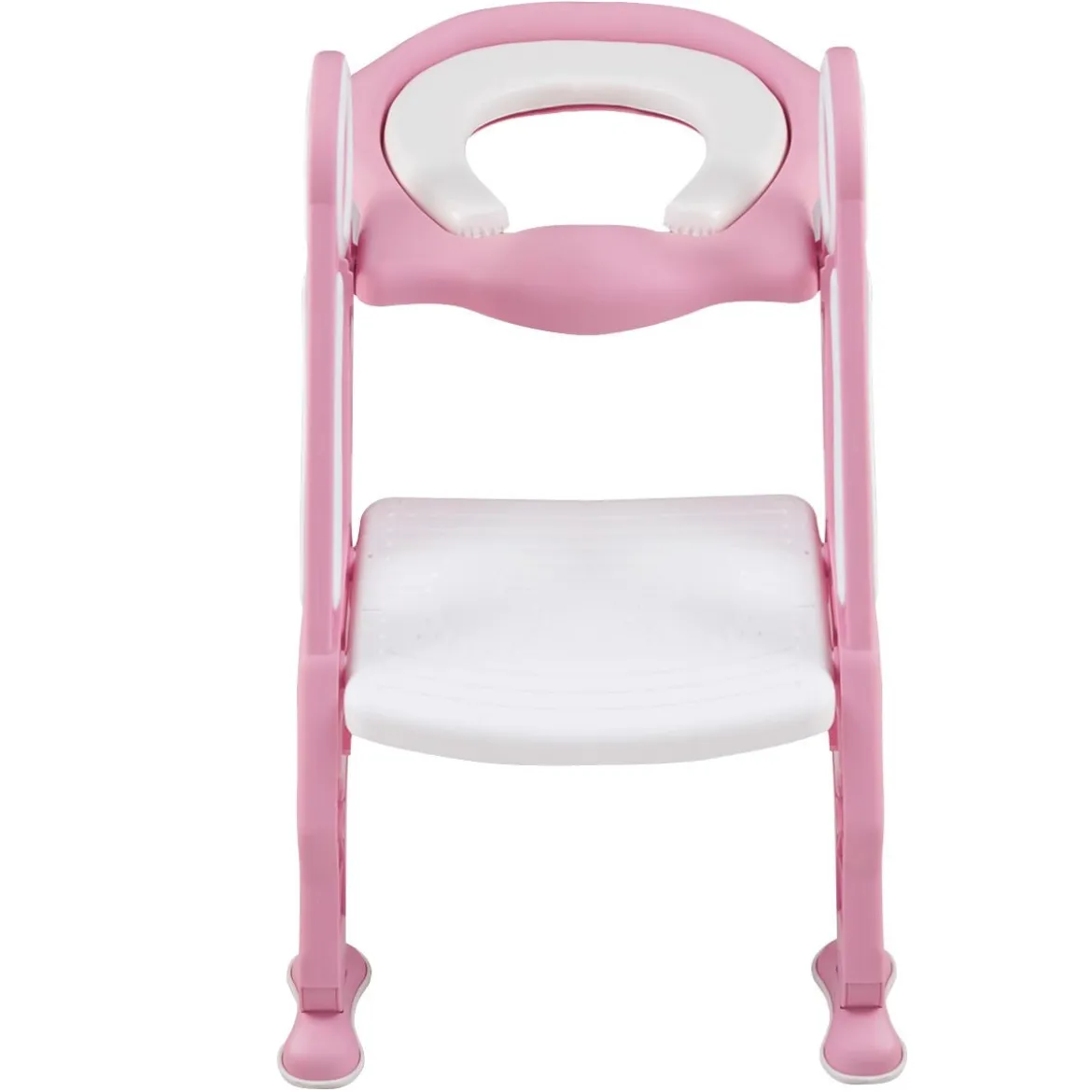 Kinder Toilettensitz höhenverstellbar Töpfchentraining Toilettensitz faltbarer Toilettentrainer Sitz Rosa
