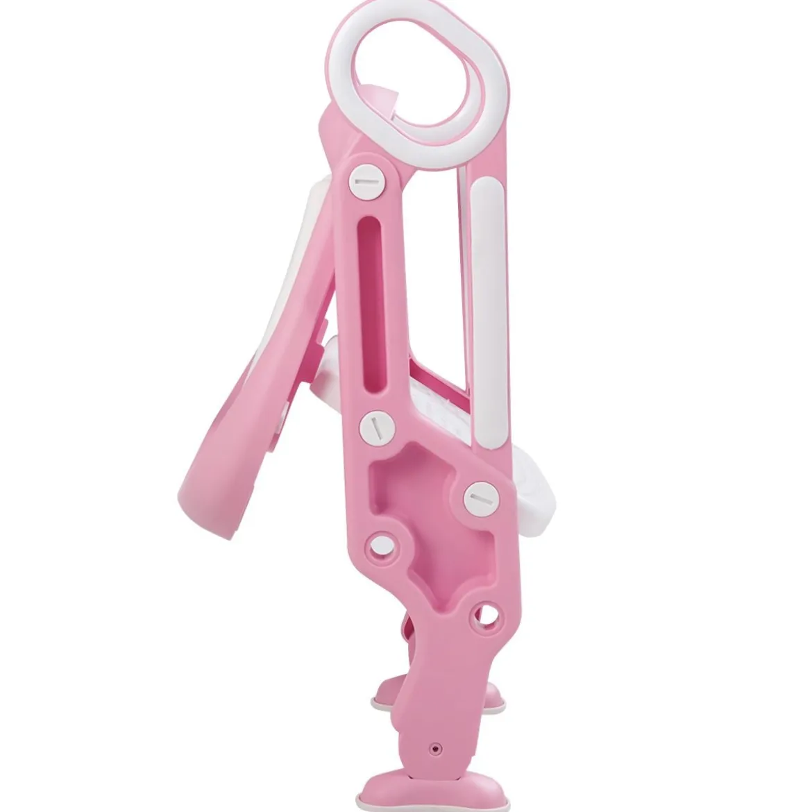 Kinder Toilettensitz höhenverstellbar Töpfchentraining Toilettensitz faltbarer Toilettentrainer Sitz Rosa