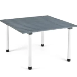 Klappbarer Campingtisch mit Tragetasche für Strand Picknicks & Angelausflüge Grau