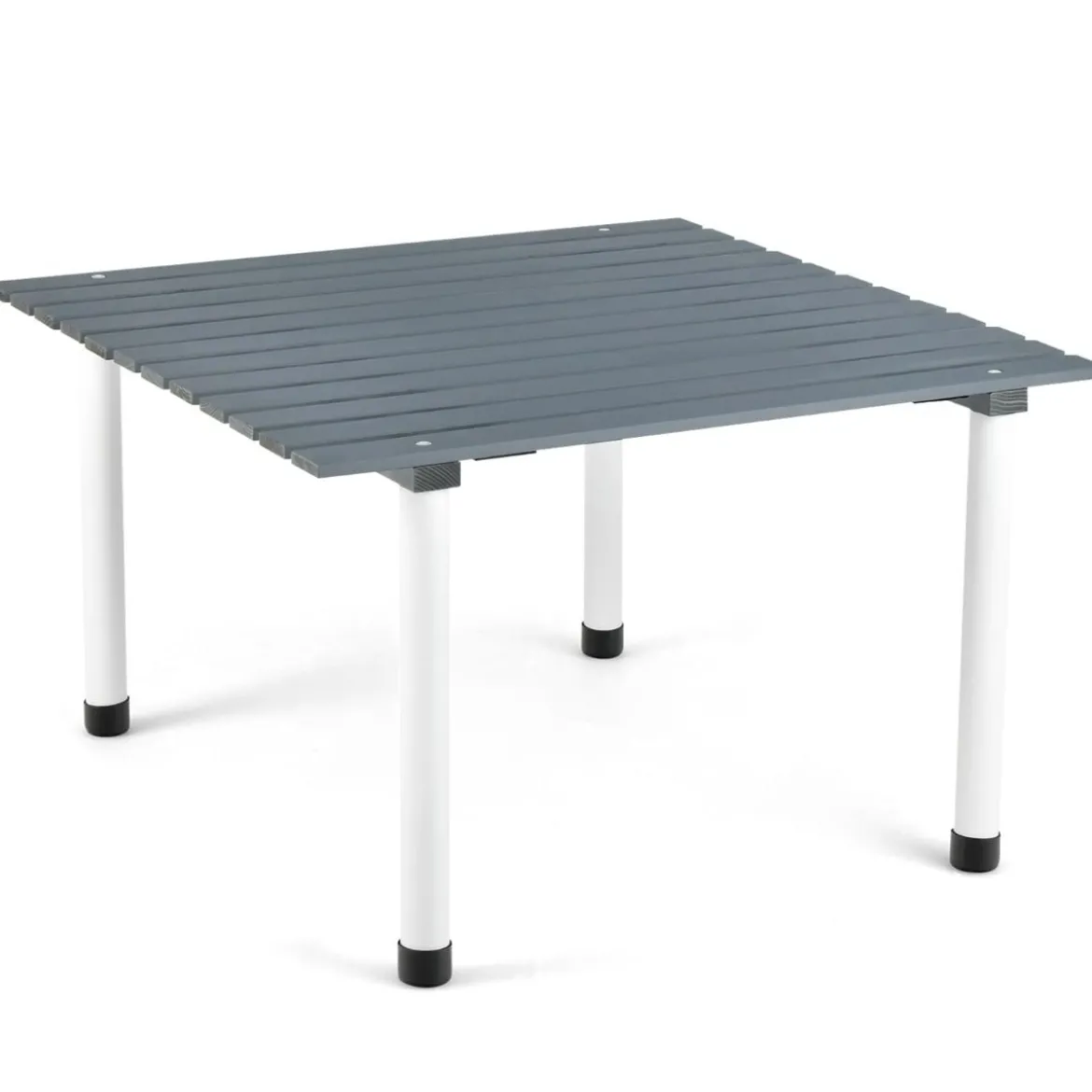 Klappbarer Campingtisch mit Tragetasche für Strand Picknicks & Angelausflüge Grau