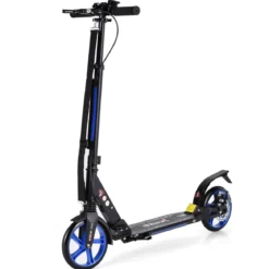 Klappbarer Kickscooter mit Klingel & Ständer Höhenverstellbarer Scooter Roller Tretroller