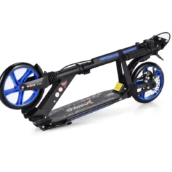 Klappbarer Kickscooter mit Klingel & Ständer Höhenverstellbarer Scooter Roller Tretroller
