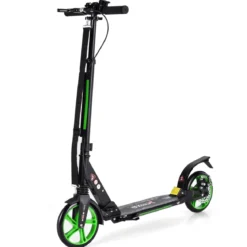 Klappbarer Kickscooter mit Klingel & Ständer Höhenverstellbarer Scooter Roller Tretroller