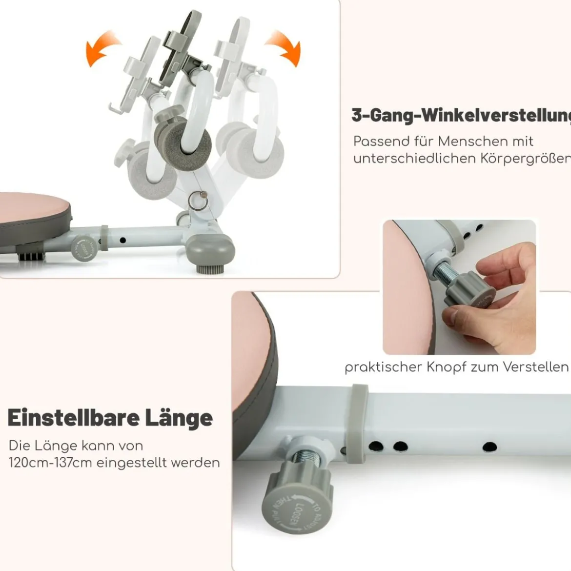 Klappbare Sit up Bank mit 3 Fach Verstellbaren Winkeln & Handyhalterung Trainingsbank geeignet für Jugendliche von 14-18 Jahren