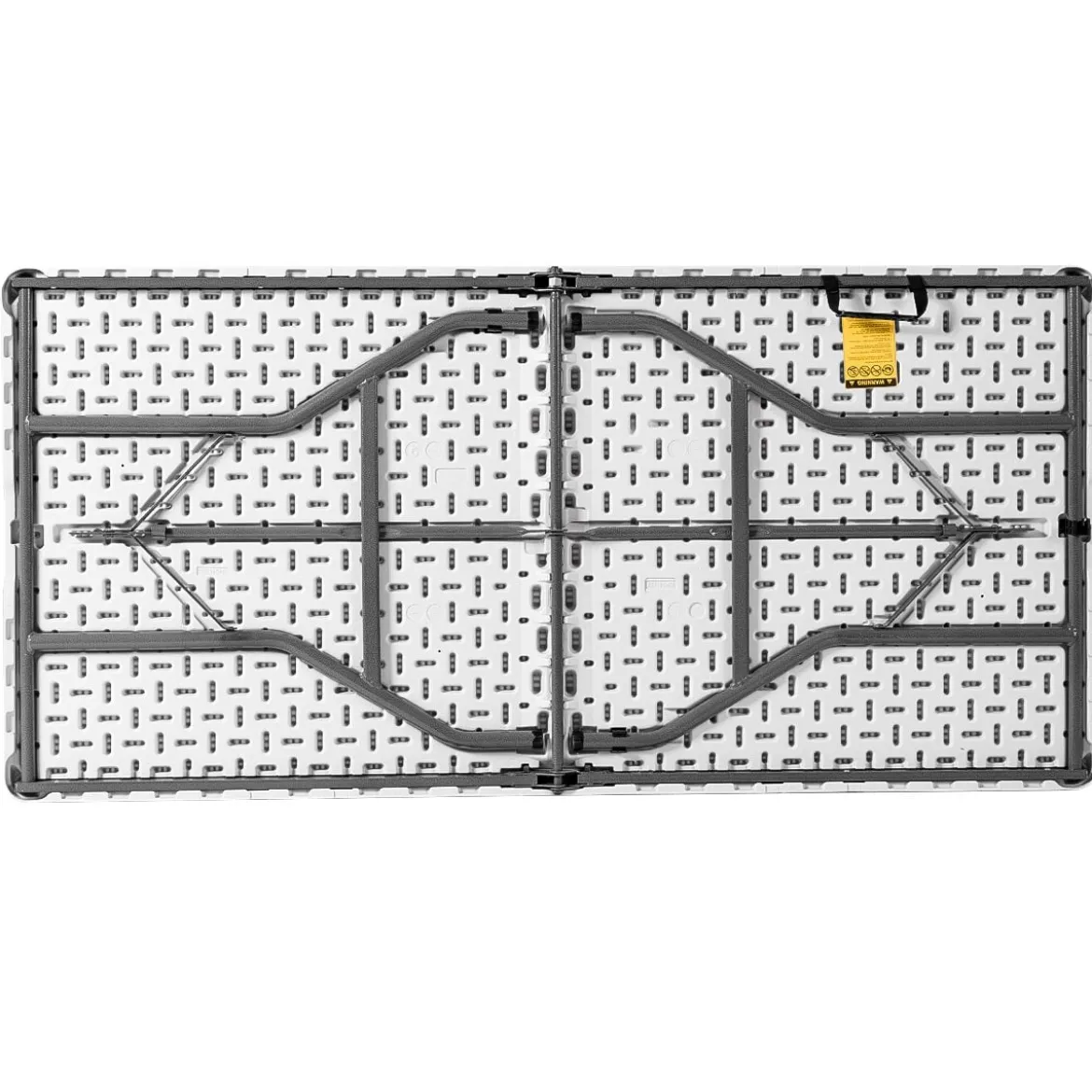 Klapptisch Klappbar Campingtisch Gartentisch Weiß 153 cm x 74 cm x 74 cm
