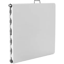 Klapptisch Klappbar Campingtisch Gartentisch Weiß 153 cm x 74 cm x 74 cm