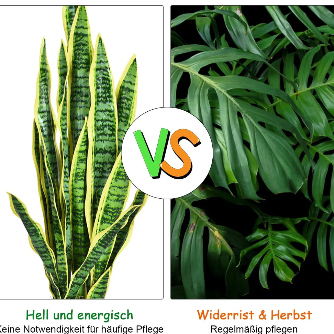 Künstliche Pflanze 90 cm Unechte Sansevieria mit Stabilem Topf & 20 Blättern Bogenhanf Ø 16 cm Topf