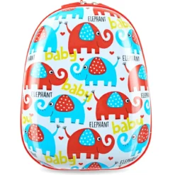 Kofferset 2 tlg Elefant 16'' Kinderkoffer + 12'' Rucksack Farbig
