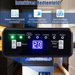 Kommerzielle Eiswürfelmaschine Eiswürfelbereiter 50 kg/24 Std. mit 11 kg Eislagerkapazität