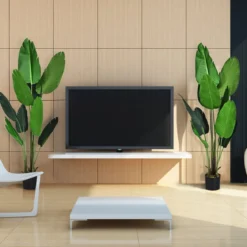 Kunstpflanze Künstliche Grünpflanze 160 cm Tropische Palme Künstliche Monstera Schlangenpflanze
