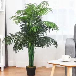 Kunstpflanze Verwendbare Künstliche Palme Kunstbaum 110 cm/150 cm
