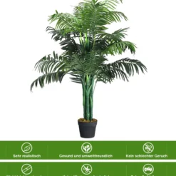 Kunstpflanze Verwendbare Künstliche Palme Kunstbaum 110 cm/150 cm