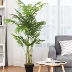 Kunstpflanze Verwendbare Künstliche Palme Kunstbaum 110 cm/150 cm