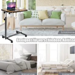 Laptoptisch Laptopständer Notebooktisch Ablagetisch Pflegetisch Beistelltisch