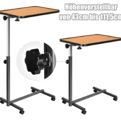 Laptoptisch Laptopständer Notebooktisch Ablagetisch Pflegetisch Beistelltisch