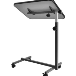 Laptoptisch Laptopständer Notebooktisch Ablagetisch Pflegetisch Beistelltisch Grau