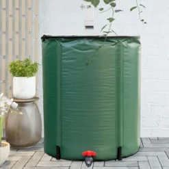 200 L Faltbares Regenfass Zusammenklappbarer Wassertank Sammeln von Regenwasser