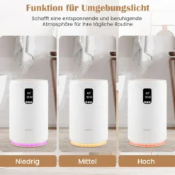 20L Handtuchwärmer Eimer mit LED Licht Handtuch Wärmegerät Heizeimer für Handtücher