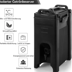 20L Isolierter Getränkeserver aus lebensmittelechtem LLDPE-Material Getränketräger