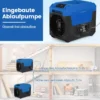 66 L/Tag Elektrischer Luftentfeuchter mit Ablaufschlauch & Pumpe Industrieller Bautrockner Blau