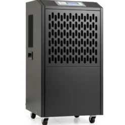 118L/T Elektrischer Bautrockner mit Ablaufschlauch & Timer Gewerbe Luftentfeuchter Schwarz