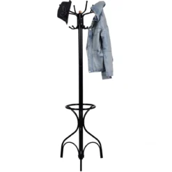 Metall Kleiderständer Garderobenständer Standgarderobe mit 12 Haken