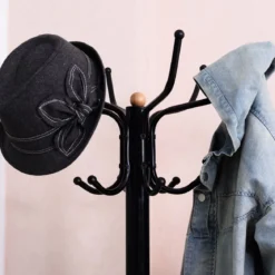 Metall Kleiderständer Garderobenständer Standgarderobe mit 12 Haken