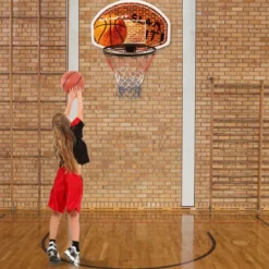Mini-Basketballkorb Backboard Innen und Außen für Wandmontage geeignet für Erwachsene & Kinder 73 x 49 cm
