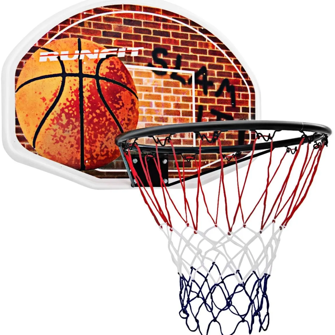 Mini-Basketballkorb Backboard Innen und Außen für Wandmontage geeignet für Erwachsene & Kinder 73 x 49 cm