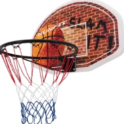 Mini-Basketballkorb Backboard Innen und Außen für Wandmontage geeignet für Erwachsene & Kinder 73 x 49 cm