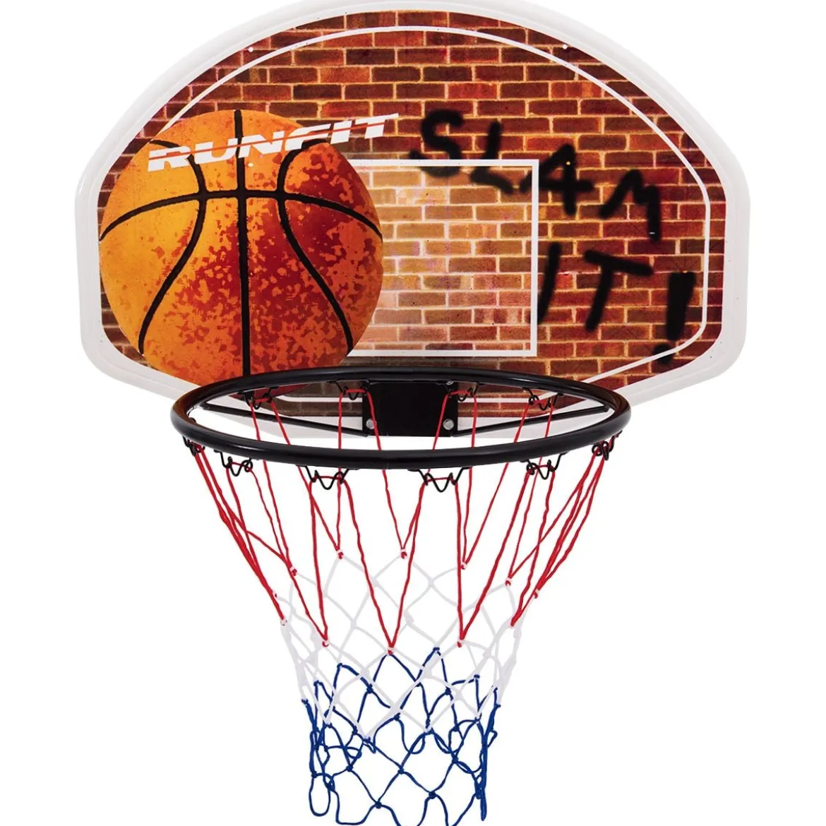 Mini-Basketballkorb Backboard Innen und Außen für Wandmontage geeignet für Erwachsene & Kinder 73 x 49 cm